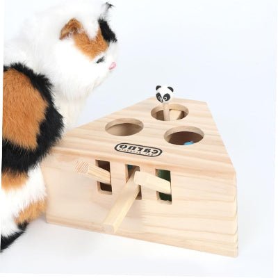 Jouet Interactif Chat - PawHunter™ - 3 Trous - Chat Récréatif