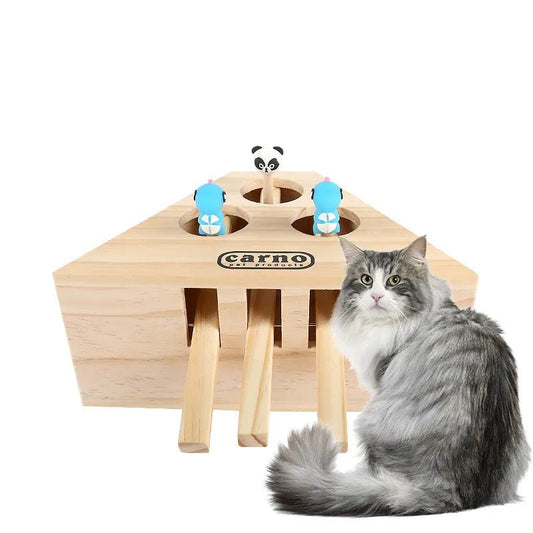 Jouet Interactif Chat - PawHunter™ - 3 Trous - Chat Récréatif