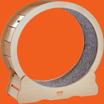 Roue Chat - KittyTread™ - Beige - Chat Récréatif